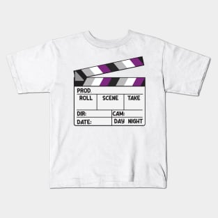 Film Slate - Asexual Pride Kids T-Shirt